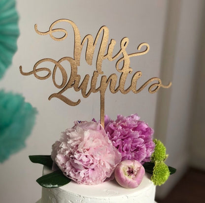 Mis Quince - Cake Topper for Quinceanera