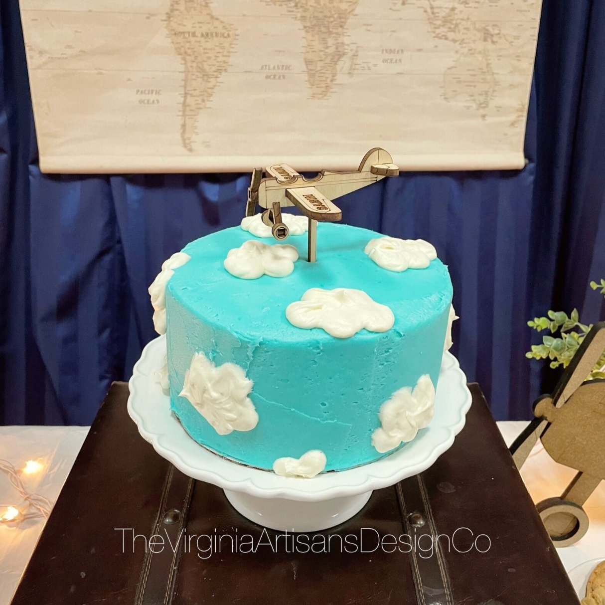 Jet Plane Fondant Cake Topper, Airplane Cake Decorations, Airline themed  birthday party, handmade edible fondant topper, transportation cake