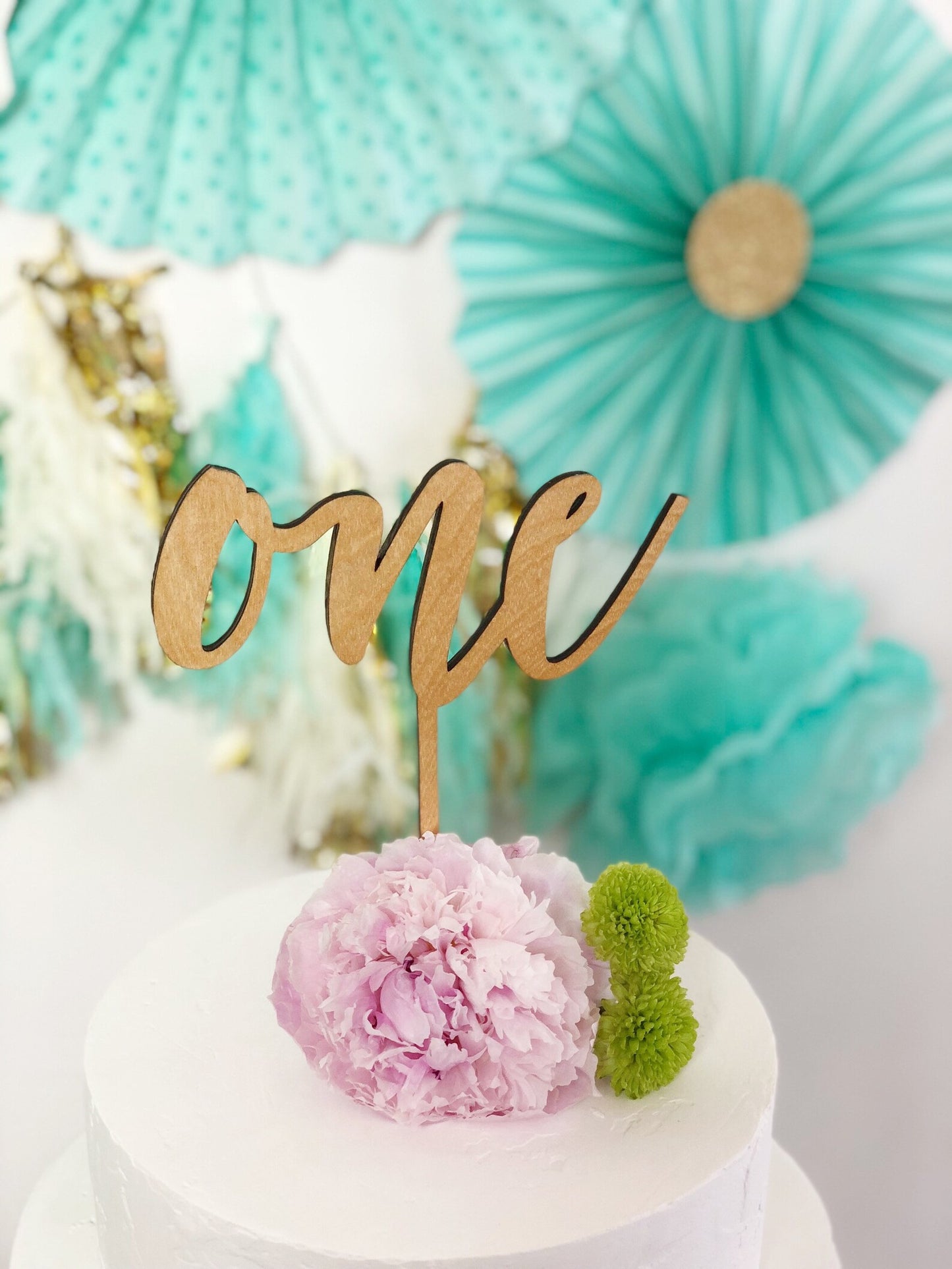 One Cake Topper - Great for Smash Cake!