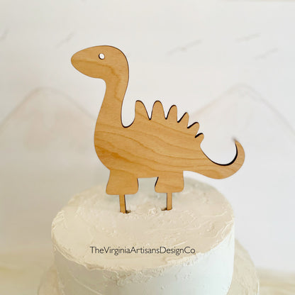 Dinosaur Cake Topper  - With Name Option