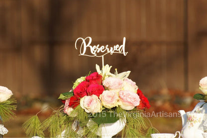 Reserved Table Signs - Garden Line